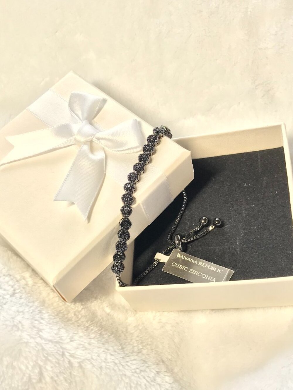 Banana Republic Adjustable Cubic Zirconia Bracelet - NWT